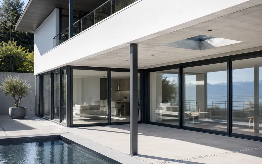Moderne Aluminiumfenster für Wohn- und Gewerbebauten in Zürich