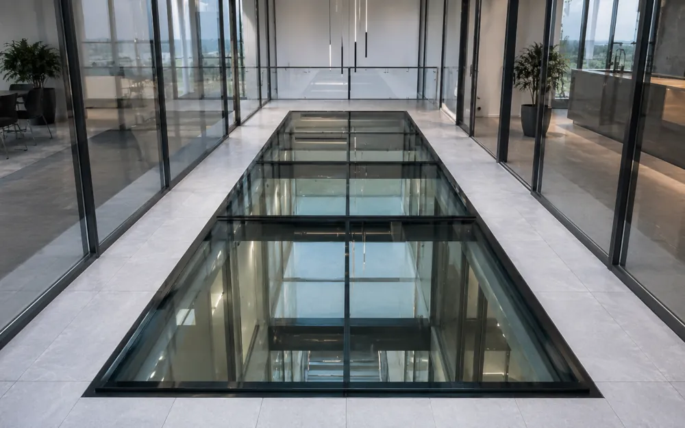 Bodenverglasung für architektonische Lösungen in Zürich